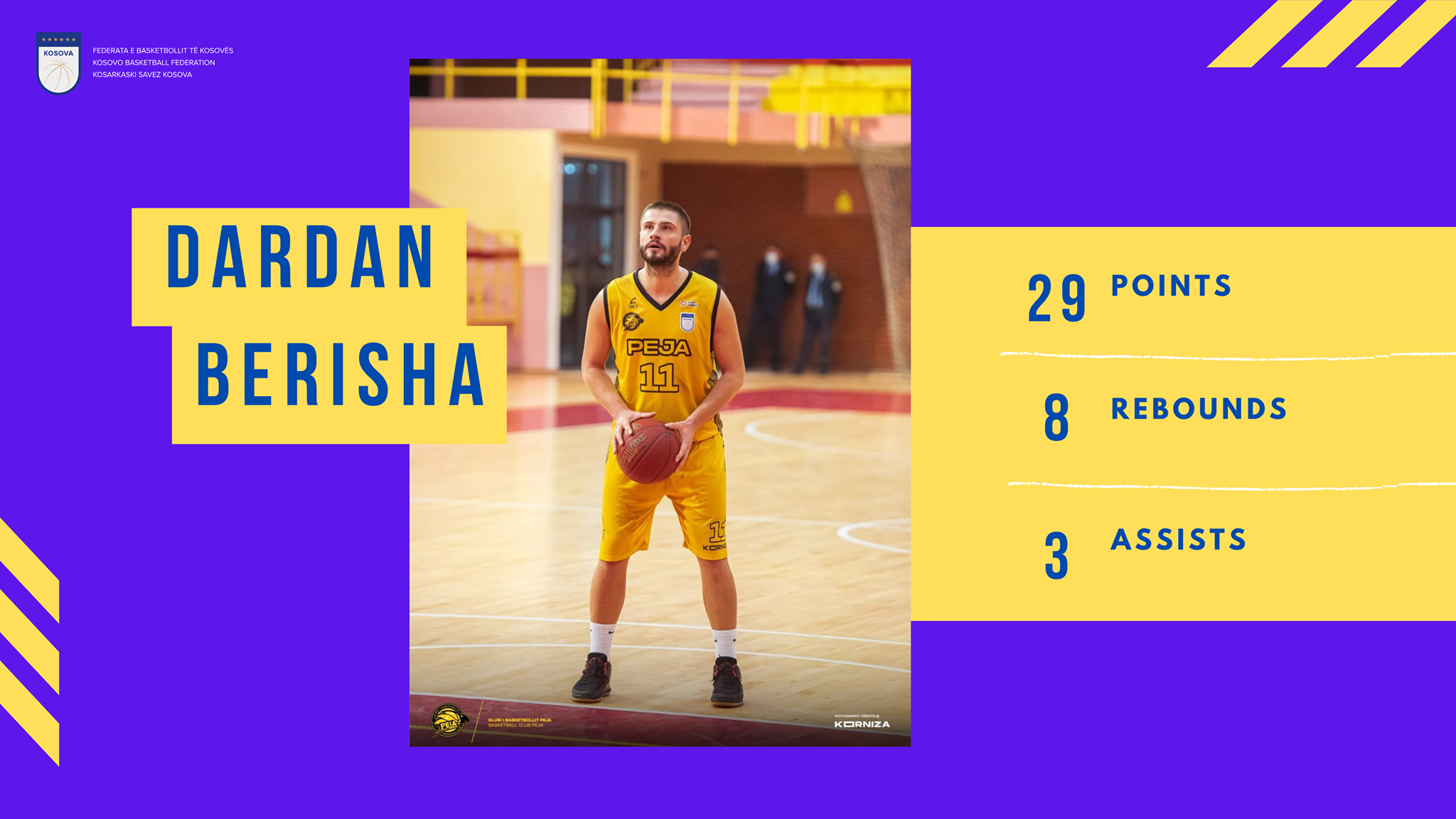 Berisha, MVP i javës së 6-të