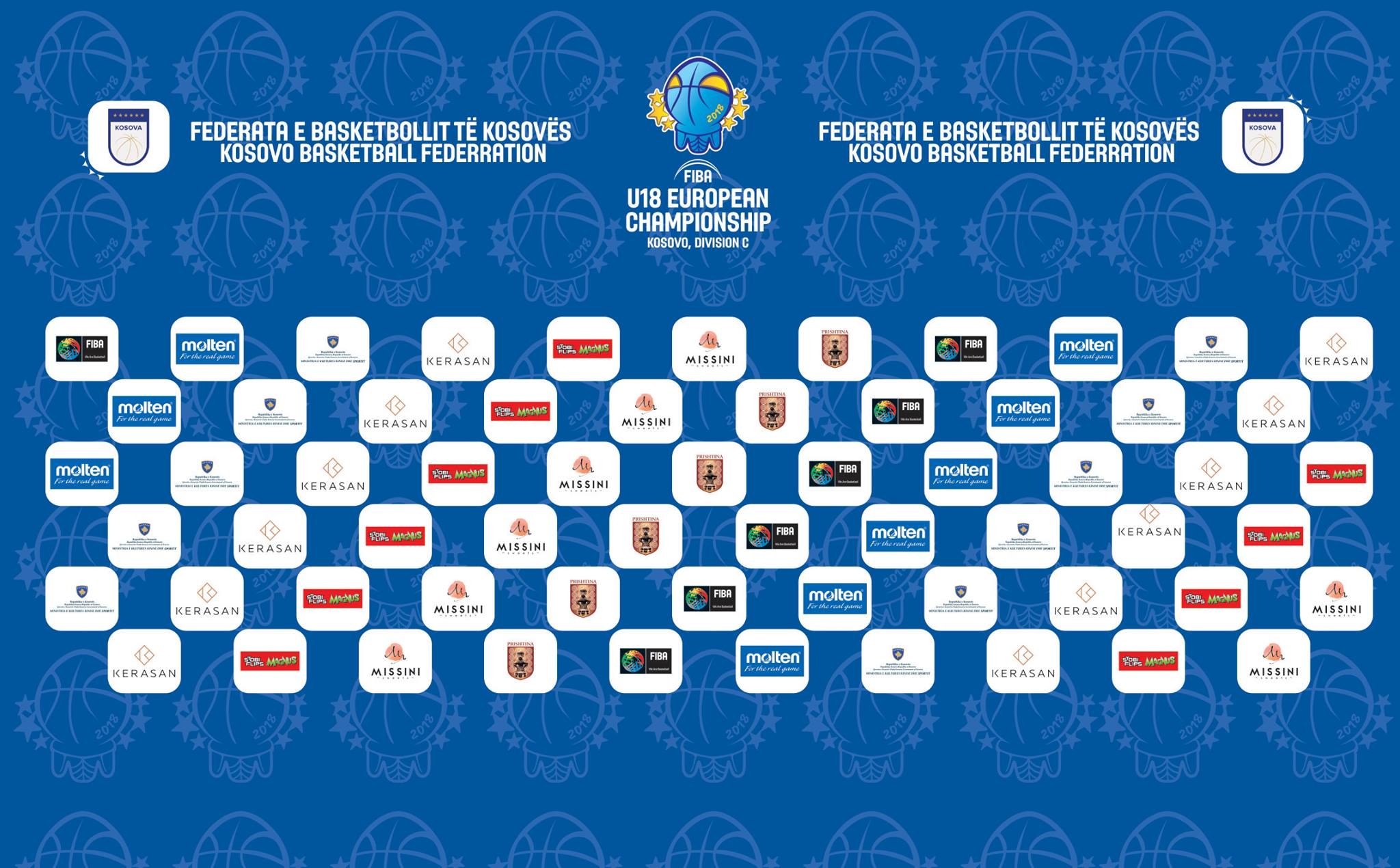 FBK falënderon institucionet dhe sponsorët që e mbështetën organizimin e FIBA U18 Kampionatit Evropian, Divizioni C