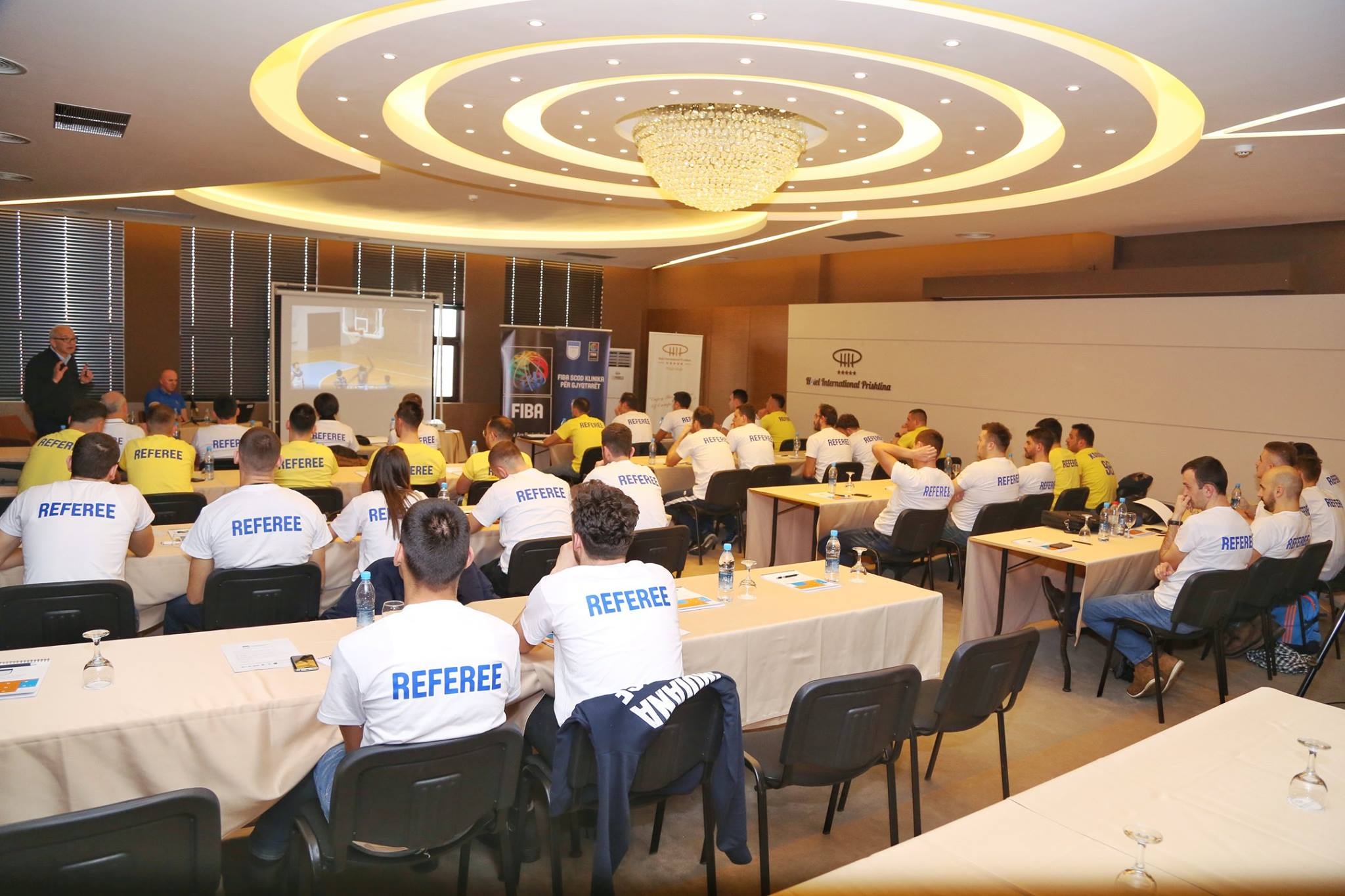 Të shtunën në Prishtinë është mbajtur Klinika pë gjyqtarë të basketbollit në kuadër të FIBA SCOD Projektit 
