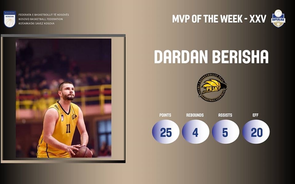 Dardan Berisha, MVP i javës