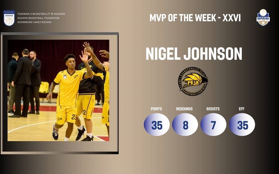 Nigel Johnson, MVP i javës së 26-të