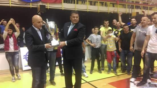 Peja, winner of the Salamander Supercup of Kosovo