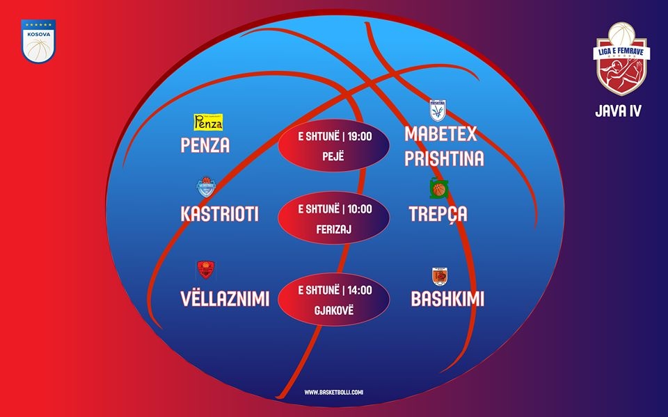 Penza-Mabetex Prishtina, derbi i javës në Superligën e Femrave