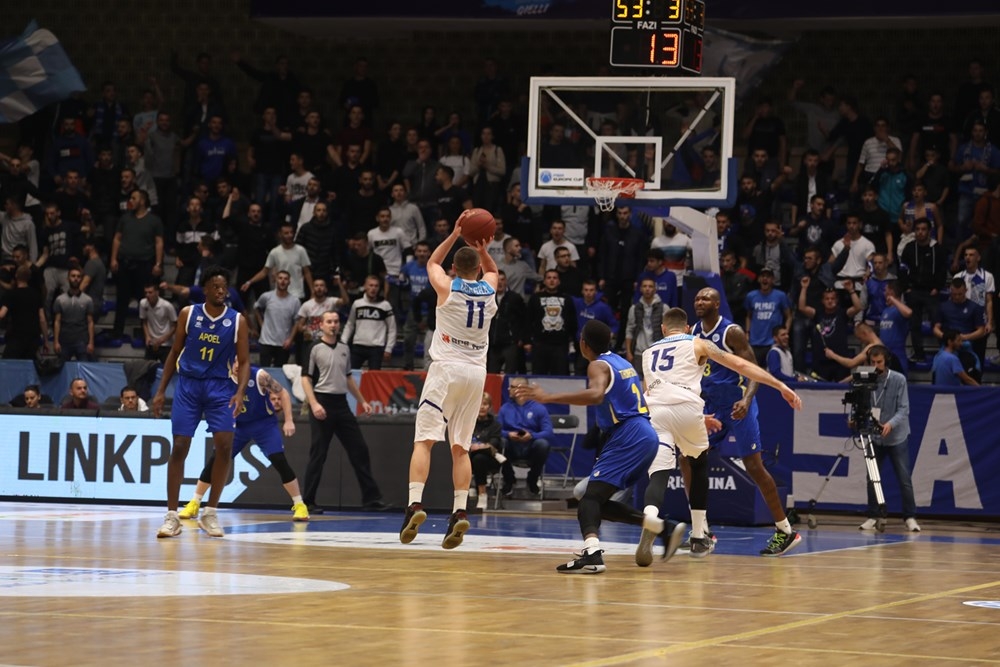 Dardan Berisha, lojtari më i mirë në xhiron e parë në FIBA Europe Cup