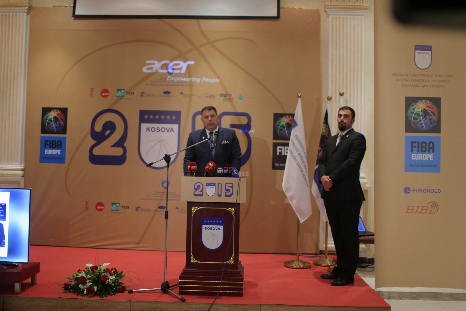 Fjalimi i Kryetarit Belegu në ceremoninë për nder të pranimit në FIBA
