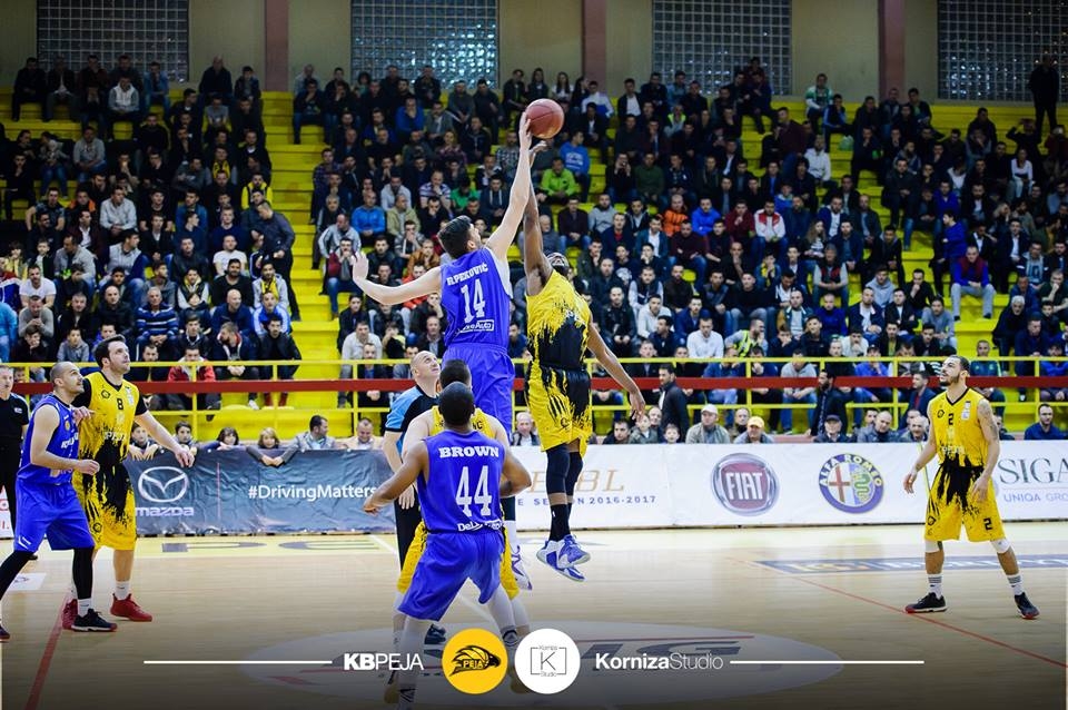 Peja triumphed in the first semifinal game of the Balkan League 