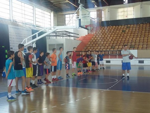 Practice with coach Dial, tomorrow in Peja