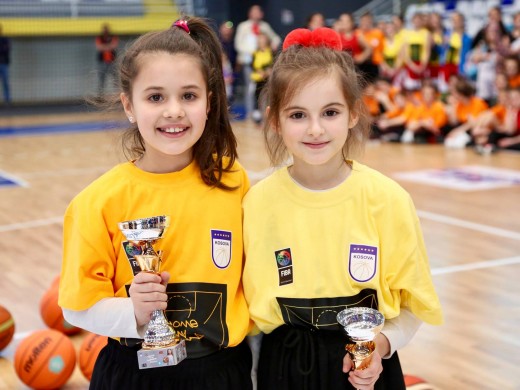 250 vajza të reja pjesëmarrëse në aktivitetin e radhës në kuadër të projektit “FIBA Europe Girls’ Program” të organizuar në Rahovec 