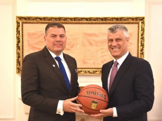 President Thaci received the Head of KBF, Erolld Belegu