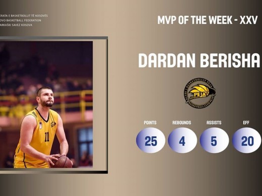 Dardan Berisha, MVP i javës