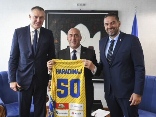 Kryeministri Haradinaj: Basketbollistët kosovarë do ta kenë përkrahjen institucionale në garat ndërkombëtare