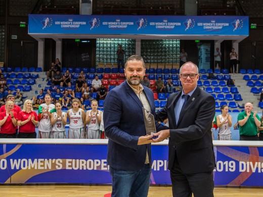 FIBA Evropa përgëzon FBK-në për organizim të shkëlqyeshëm të FIBA U20 Kampionatit Evropian, Divizioni B - Femrat