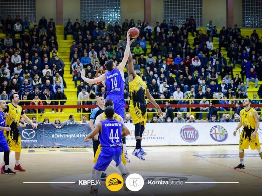 Peja triumphed in the first semifinal game of the Balkan League 