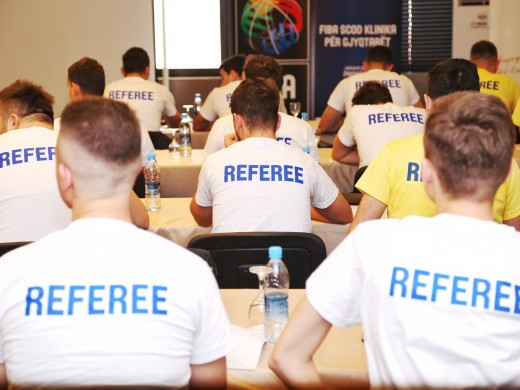 6 gjyqtarë të huaj dhe 3 nga Kosova pjesë e Kampit për Gjyqtarët Potencial për Thirrje të FIBA-s 