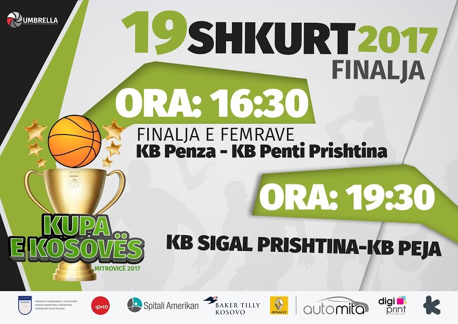 Very interesting games and quality basketball expected to take place in Kosovo Cup Finals