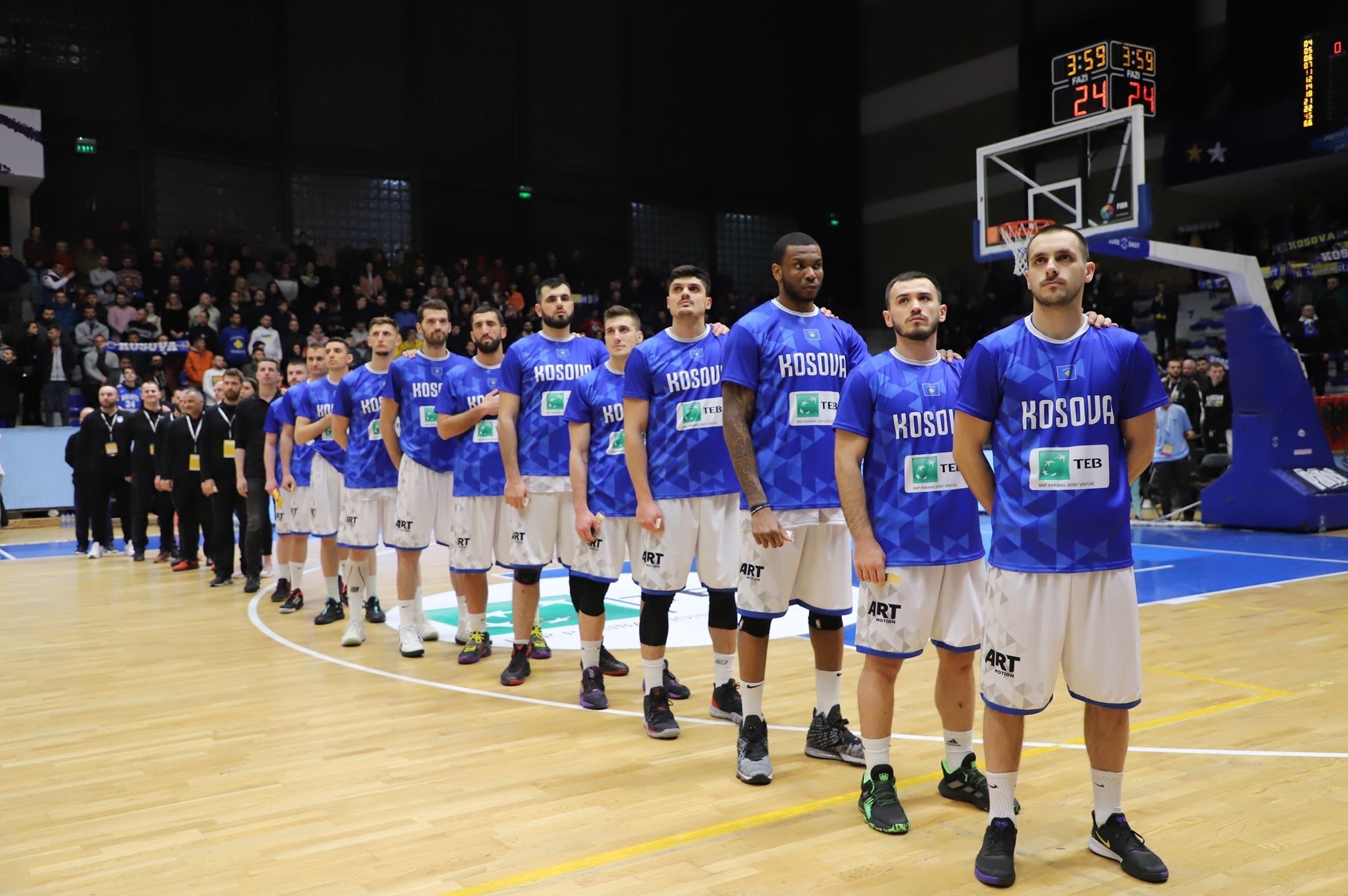 Kosovo keeps the same spot in FIBA men's world rankings